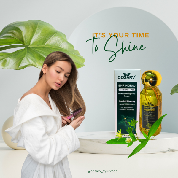 Bhringraj Anti Hair Fall Oil – Herbal Solution for Strong, Healthy Hair